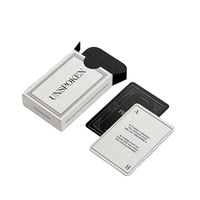 Cartes de jeu en papier personnalisées de haute qualité et ensemble de jeux de cartes personnalisés avec boîte cadeau pour les magasins