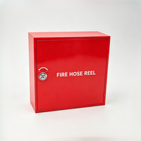 Armoire pour dévidoir à tuyau d'incendie à cadre soudé, anti-poussière et ajustement étanche, pour stockage intérieur fermé à long terme