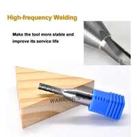 Warrior's Bit CNC Router Bits TCT Chipbreak Rougher 3 Flûtes Droite Bits Rainurage Fraise pour Bois Travail Du Bois