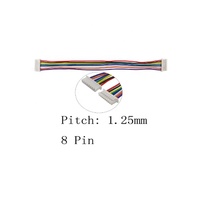 JST 1.25mm 1.25 connecteurs de câble femelle Double tête JST 1.25 2/3/4/5/6/7/8/10Pin connecteur de fil 10CM 15CM 20CM 30CM