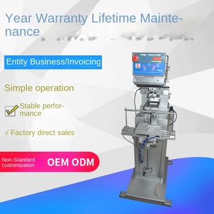 Machine d'impression par tampographie semi-automatique pneumatique monochrome pour caractères de marque, petite taille, nouvelle, directement de l'usine - Product Image 4