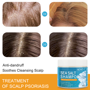 ALIVER Traitement des cheveux Nettoyant Hydratant Anti-pelliculaire Contrôle de l'huile Gommage du cuir chevelu Shampooing au sel de mer - Product Image 3