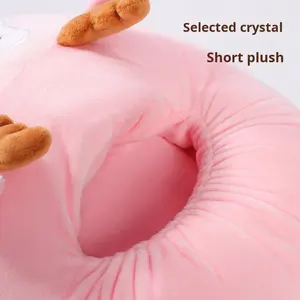 Calentador de Pies Recargable con Masajeador y Calefacción por Convección, Masajeador de Invierno, Lindo Ciervo Rosa - Product Image 3