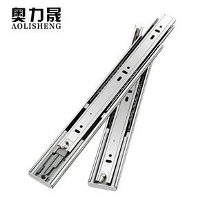 Deslizadores deslizantes para cajón con 3 canales telescópicos de 250mm a 600mm - Product Image 4