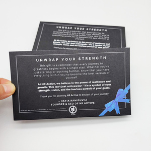 Carte de remerciement personnalisé<span class=keywords><strong>e</strong></span> avec nom et message - Product Image 3