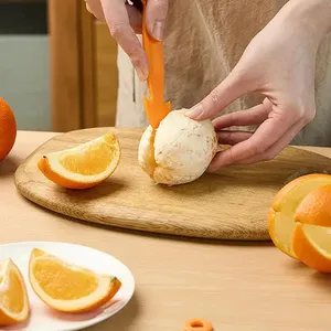 Vente en gros 1 pièce Éplucheurs multifonctionnels d'orange, citron et pamplemousse, outil à fruits simple, pour une utilisation sûre et des mains propres - Product Image 3