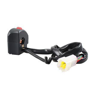 Motorcycle Handlebar <b>Switch</b> 12V 22mm Universal <b>Lighting</b> Control Compact Plastic Retrofit Upgrade Part MP-1065-BK - Product Image 2