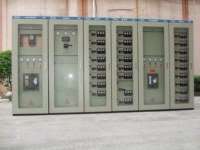 Armoire de distribution électrique intelligente à double porte vitrée avec programmation PLC personnalisée DCCD GCK, équipement complet