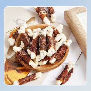 Friandises Bio pour Chiens en Gros : Bâtonnets Nettoyants pour les Dents, Os <span class=keywords><strong>de</strong></span> Poulet Riche en Calcium, Rouleaux <span class=keywords><strong>de</strong></span> Viande <span class=keywords><strong>de</strong></span> Canard Enveloppés <span class=keywords><strong>de</strong></span> Peau <span class=keywords><strong>de</strong></span> Vache – Aliments pour Animaux <span class=keywords><strong>de</strong></span> Compagnie - Product Image 4