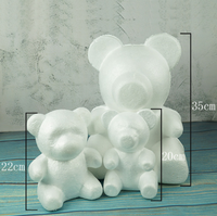 Achetez des ours en peluche géants en polystyrène EPS blanc, écologiques, durables, en vrac, directement de l'usine
