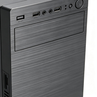 Boîtier PC MicroATX en acier SPCC 0,35 mm avec panneau frontal USB, mini-tour, ventilation réseau, 3 ventilateurs, accessoires DIY pour ordinateur de jeu
