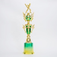 Estatuilla de Jugador de Béisbol Estilo Arte Popular de Bajo Costo, Adorno Dorado para Trofeos, Premios y Recuerdos Personalizables GD15