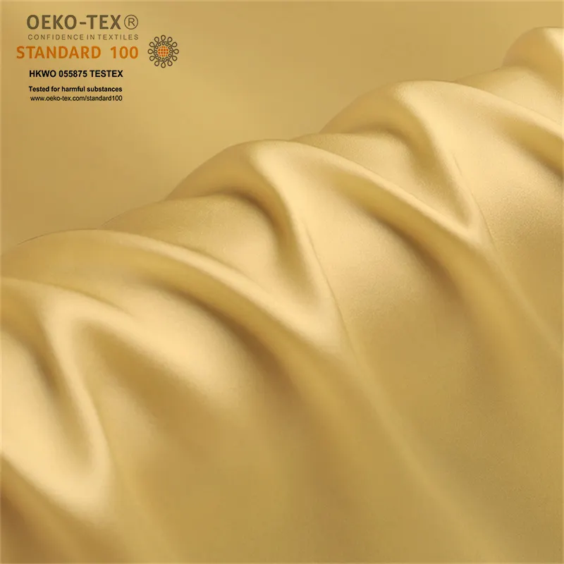 OEKO-TEX-100 مصنع 140 سنتيمتر عرض 16 متر/شهر مصبوغ الحرير الحرير الأقمشة قلد <span class=keywords><strong>Charmeuse</strong></span> الحرير نسيج ل غطاء سرير المنسوجات المنزلية
