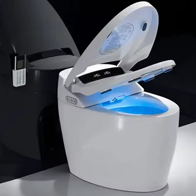 Japanese Fashion Automatic Sensor Flush Bathroom One Piece Intelligent Wc Commode Smart Toilet Bidet Bowl
