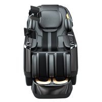 Fauteuil de massage intelligent C75 de luxe 4D à gravité zéro, pliable et portable, avec fonction de chauffage des pieds et airbag, pour la maison