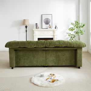 Fabric Convertible Modern Comfort Deep Seat <b>Sofa</b> Set Upholstered Fluffy Cloud <b>Sofa</b> for Apartment & Hotel <b>Living</b> <b>Rooms</b> - Product Image 6