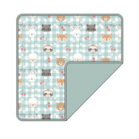 Couverture en bambou tricotée douce et personnalisée, imprimé animaux mignons, literie chaude pour nourrissons, bébés, enfants, nouveau-nés, vente en gros