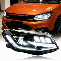 Phare avant SLJUNH pour VW Caddy Mk4, phare LED 2015-2020, lentille de projecteur haute puissance, signal dynamique DRL, pièces automobiles