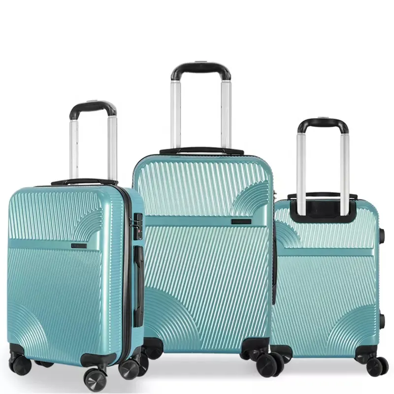Chine pas cher ABS valise sac roulant roues et fer chariot bagage à main ensemble pour voyage d'affaires