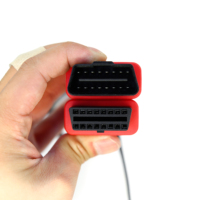 Câble adaptateur de mise à niveau Autel Chrysler 12+8 Red Square pour MS908 MS906 MaxiSys X431 Jeep Dodge Maserati Nissan Connecteur OBD2