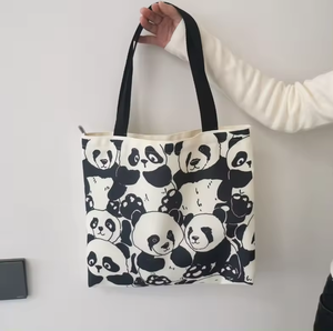 Chinese Style <strong>Panda</strong> High Quality Environment Friendly Canvas <strong>Bag</strong> Tote <strong>Bag</strong> - Product Image 3