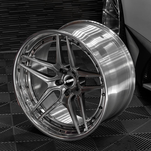 Jantes en alliage forgé chromées concaves profondes argentées 2 pièces 17 18 19 20 21 22 pouces 5x112 5x127 5x120 5x114.3 pour BMW AUDI - Product Image 3