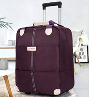 Valise Oxford à roulettes, bagage de voyage à main, sac mère-enfant, valise durable pour voyages d'affaires en avion, roues flexibles