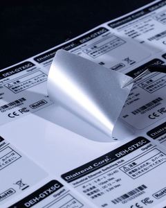 Autocollant pour animaux de compagnie avec logo personnalisé, argent mat, résistant à la chaleur, anti-huile, imperméable, pour appareils électroniques - Product Image 5