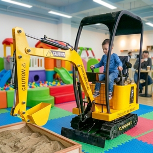 Excavatrice à pièces pour enfants, idéale pour les aires de jeux intérieures/extérieures, centres commerciaux et usage public - Product Image 1