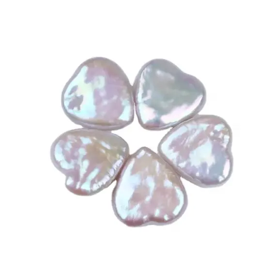 high quality baroque heart shape beads loose pearls for women DIY jewelry