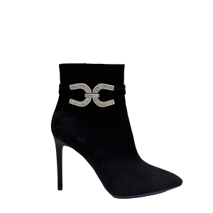 Fabricante Chino de Botines de Tacón de Aguja para Mujer, con Punta en Pico, Etiqueta Blanca, para Venta al Por Mayor - Product Image 1