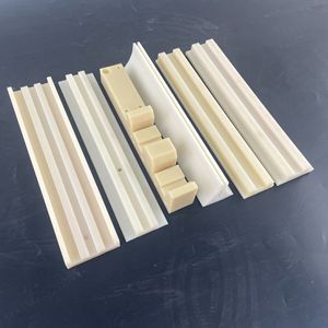 Composants de guidage linéaire en nylon, pièces en plastique blanc résistantes à l'usure pour machines industrielles - Product Image 2
