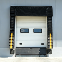 Boudin de protection industriel fixe en mousse pour quai de chargement d'entrepôt, protection contre les intempéries et contrôle climatique pour entrée de camion