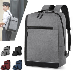2025 New <b>Laptop</b> Backpack 3-Piece Set with USB Charging Port Waterproof Durable <b>Pack</b> for Business - Product Image 1