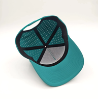 Gorra Snapback Unisex Personalizada con Bordado Vintage de 5 Paneles, Diseño de Leopardo con Puntos, Visera Plana, Malla de Secado Rápido para Verano, Parche Floral, 100% Poliéster