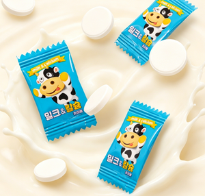 Comprimés à croquer de calcium du lait, complément pour la force osseuse, calcium, vitamine D3 K2, soutien de la densité osseuse pour femmes et personnes âgées - Product Image 1