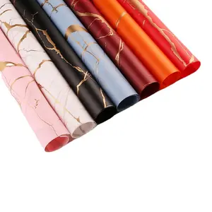 Factory Wholesale Design Wrapping Paper Thickened Waterproof Bouquet Flower Wrapping Paper Florist Materials