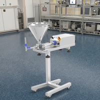 Machine de remplissage semi-automatique Donut Pâtisserie Gâteau Pâte Glaçage Remplissage Machine Condition pour Boulangerie Utilisation Eau Lait Fruits