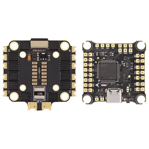 Suku cadang FPV Built-in Gyro Barometer Dual BEC HAKRC F4 V2 pengendali penerbangan & 50A ESC Stack