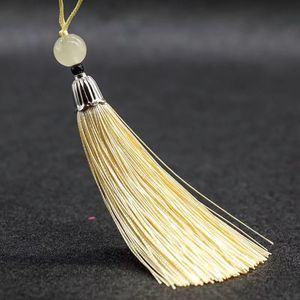 Pequeños Borlas Doradas de Estilo Chino para Cortinas, Adorno Decorativo de Flecos en Poliéster - Product Image 3