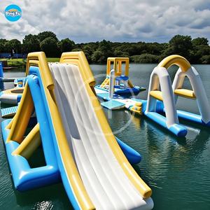 Drijvend Water Aqua Park <span class=keywords><strong>Games</strong></span> Grote Zee Volwassen Opblaasbare Speelgoed Accessoires Water Glijbaan Opblaasbare Springhuis En Waterglijbaan - Product Image 2