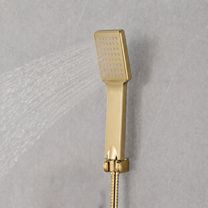 Pommeau de douche haute pression avec filtre, en laiton chromé, ensemble de salle de bain mural avec support et flexible en acier inoxydable, économie <span class=keywords><strong>d</strong></span>'<span class=keywords><strong>eau</strong></span> - Product Image 1