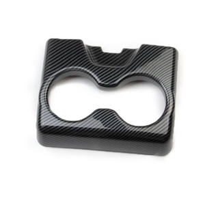 KORLOT Accessoires d'intérieur de voiture pas chers, couvercle de porte-gobelet d'<span class=keywords><strong>accoudoir</strong></span> arrière en plastique, garniture pour Chrysler 300 modèle 2015-2021 - Product Image 2