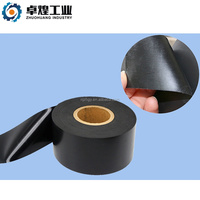 Cinta Anticorrosiva de Película de PE de Color Personalizado con Adhesivo de Goma Butilo para Tuberías Industriales Sobre el Nivel del Suelo, 160 mm x 35 m