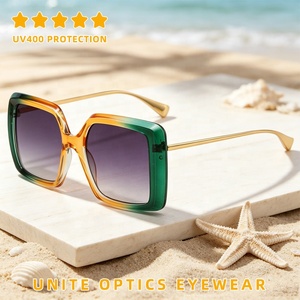 Vente en gros directe du fabricant, nouvelles arrivées, lunettes <span class=keywords><strong>de</strong></span> <span class=keywords><strong>soleil</strong></span> <span class=keywords><strong>de</strong></span> luxe <span class=keywords><strong>de</strong></span> marque streetwear tendance, monture carrée surdimensionnée violette pour femmes - Product Image 2
