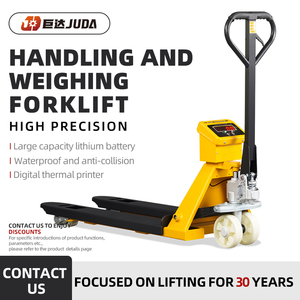 2ton 3ton bơm thủy lực Tích hợp tay Xe tải Pallet Chất lượng cao của nhãn hiệu Pallet Jack với quy mô điện tử - Product Image 2