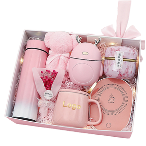 Bán buôn tùy chỉnh thông minh cup Set ấm hơn độ ẩm Mug Hộp Quà Tặng muỗng thân thiện với môi nhôm gốm công ty lễ hội Bộ quà tặng - Product Image 3