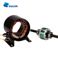 Moteur à double arbre anti-poussière pour rideau d'air, moteur de tambour