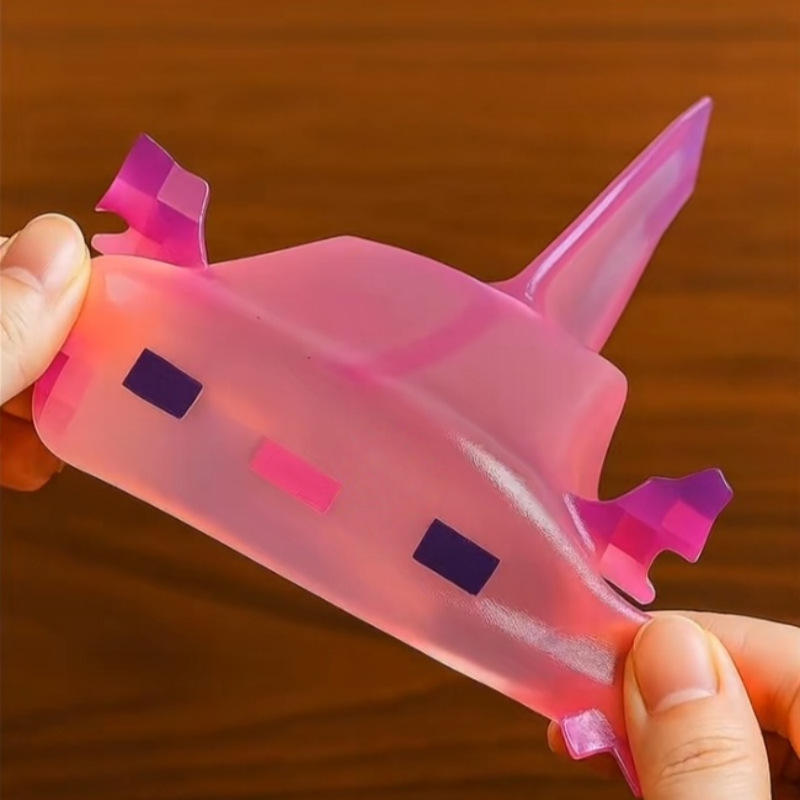 NEW Axolotl Maltose Squishy - Stretchable Maltose Sensory Fidget Toy Cute Salamander Stress Relief Gift with Scent