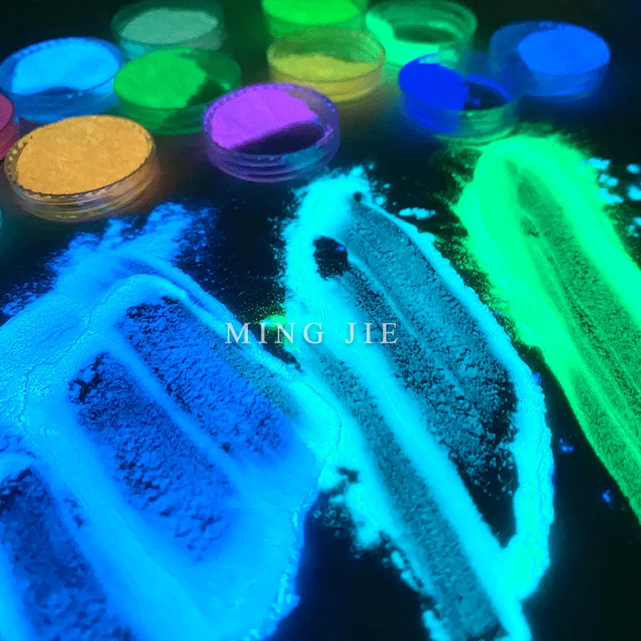 High Brightness Glow In The Dark Paint Pigment Resin Inks Coating Luminous Strontium Aluminate Pigment Powder